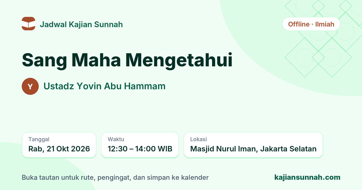 Kartu Sang Maha Mengetahui