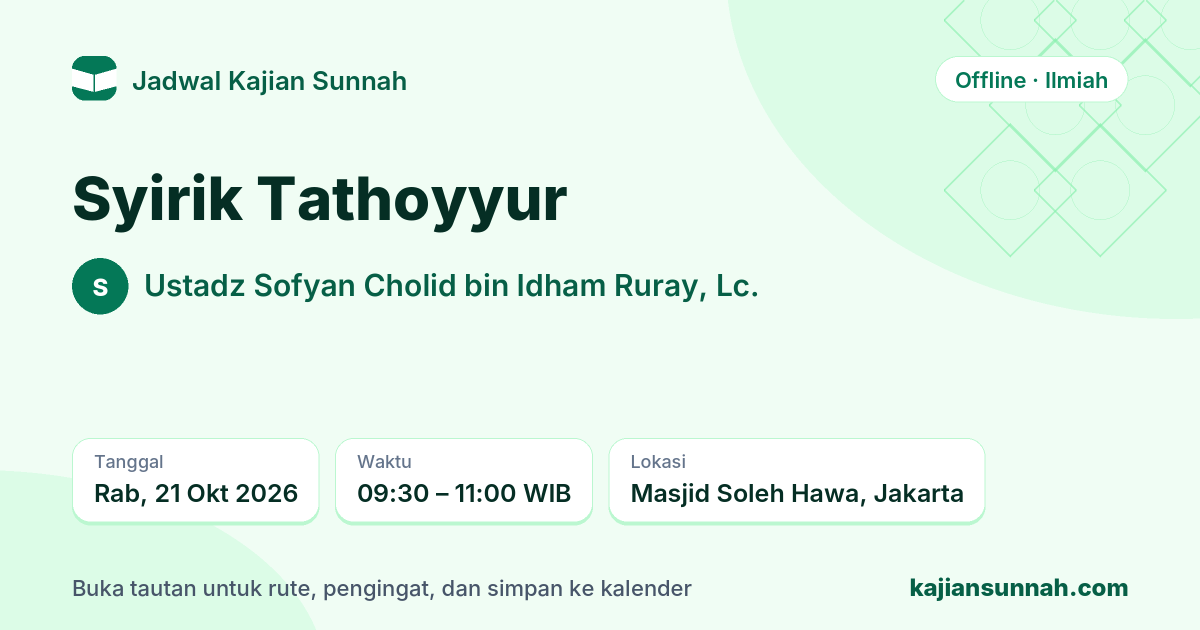 Kartu Syirik Tathoyyur