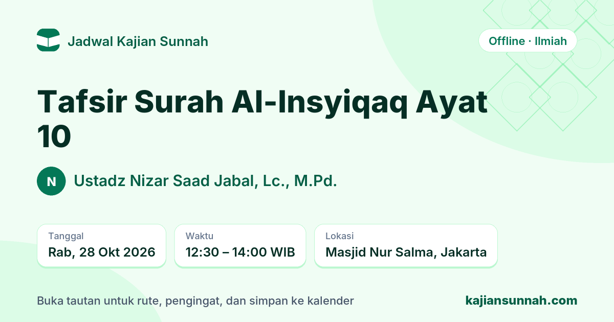 Kartu Tafsir Surah Al-Insyiqaq Ayat 10