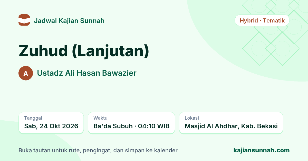 Kartu Zuhud (Lanjutan)